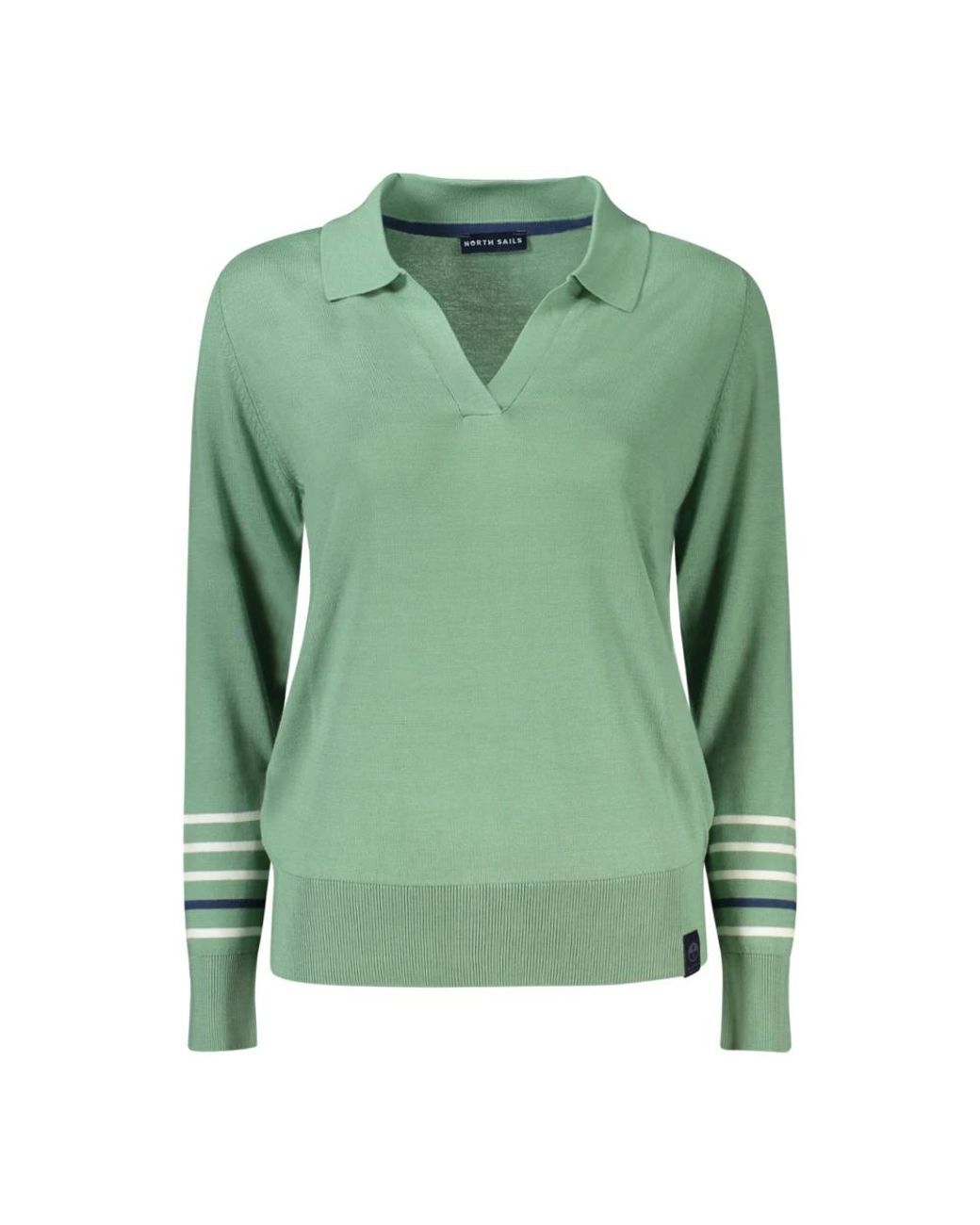 North Sails Green V-Neck Knitwear