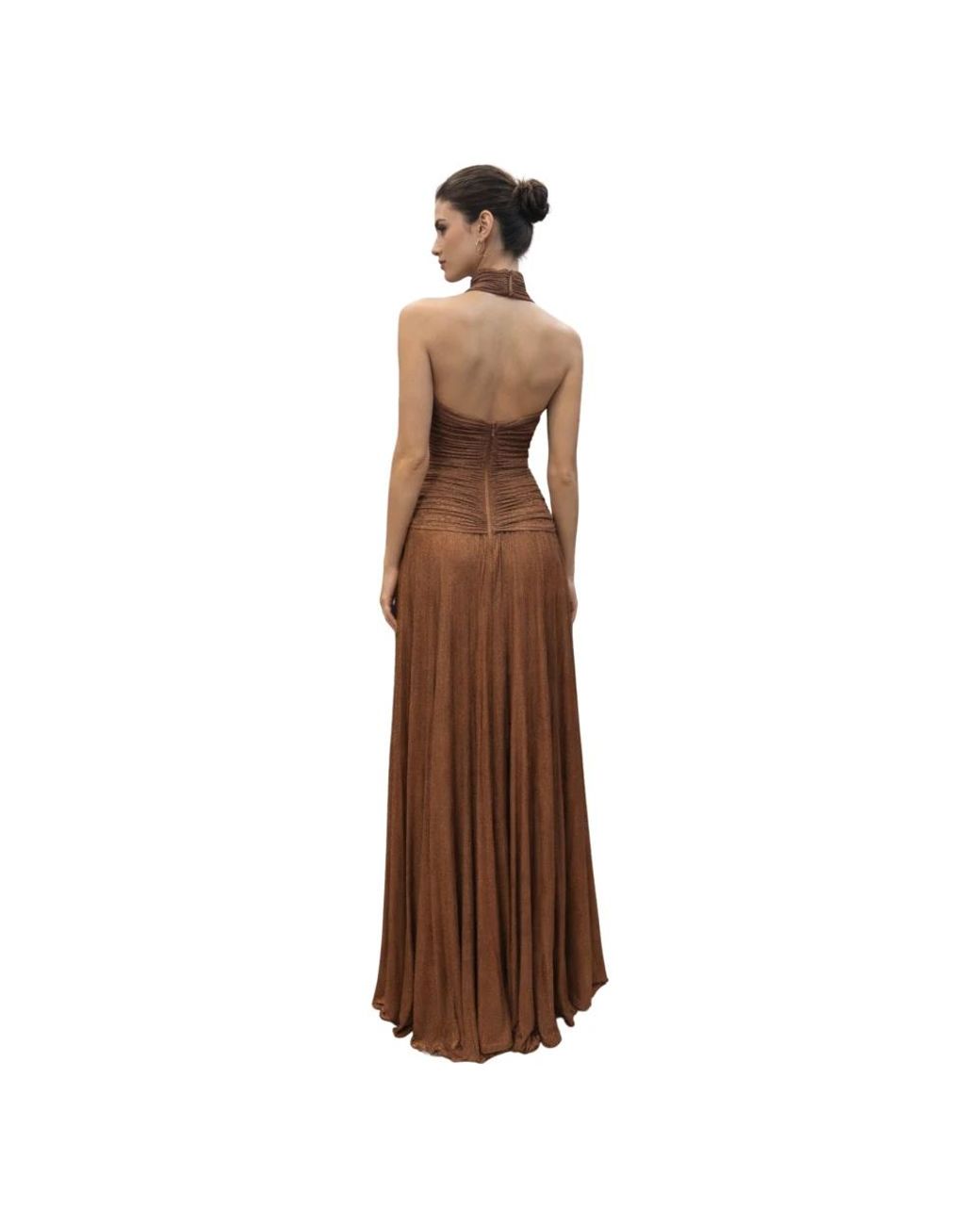 Elisabetta Franchi Brown Gowns