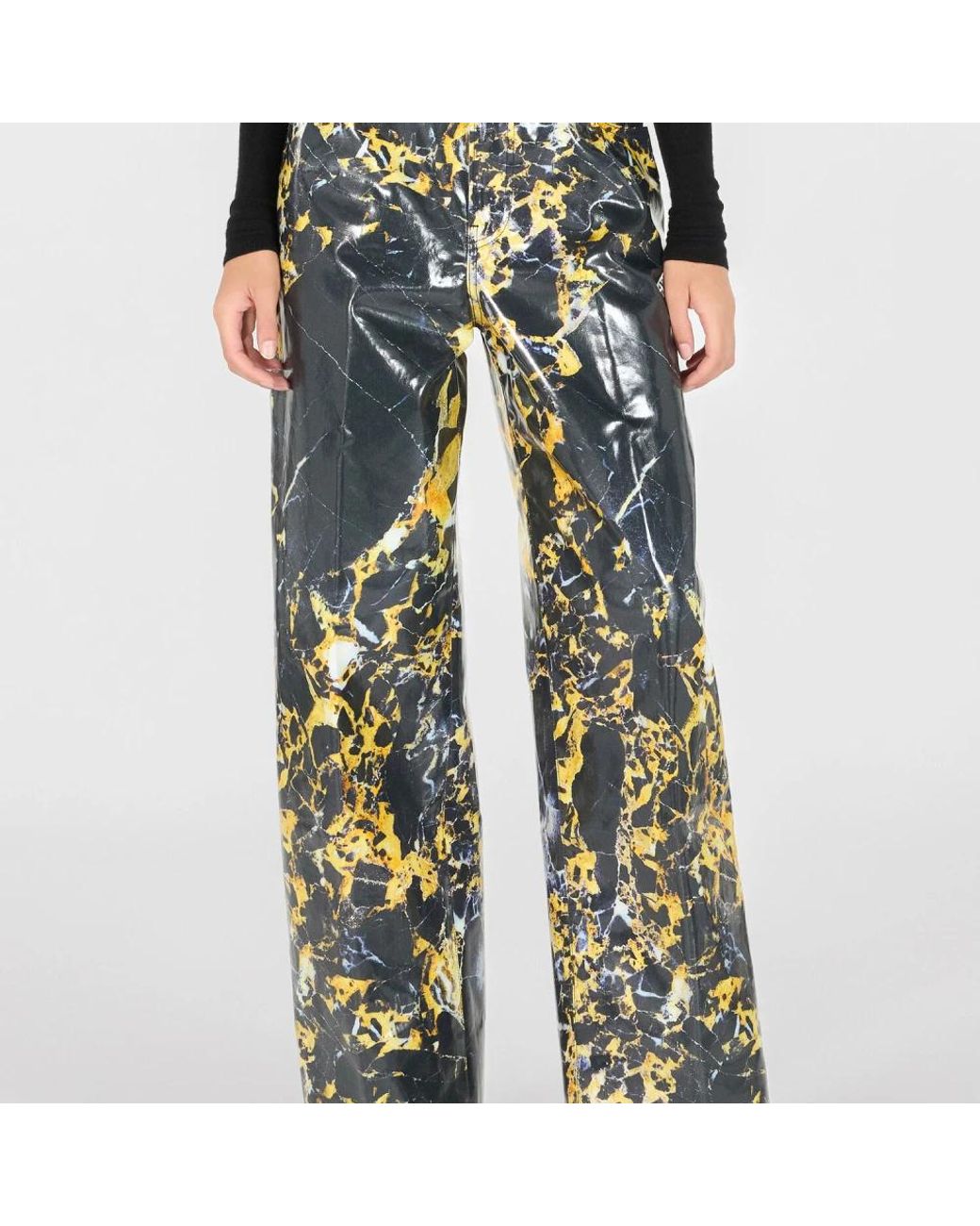 Roberto Cavalli Green Wide Trousers