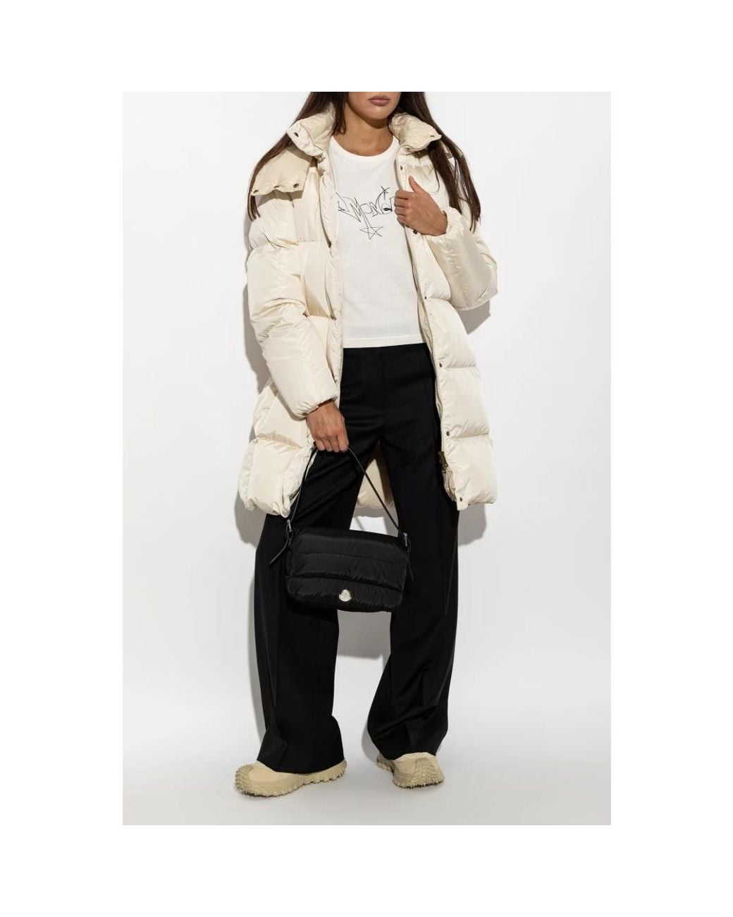 Moncler Black Wide Trousers