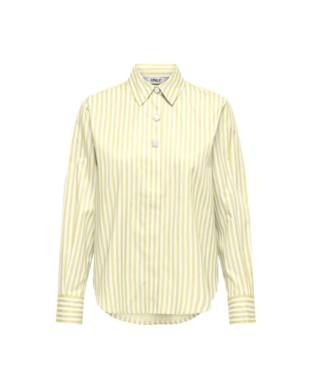 ONLY Overhemden ,Veelkleurig ,Katoen Onllyra Oregon L/Shirt in het Yellow