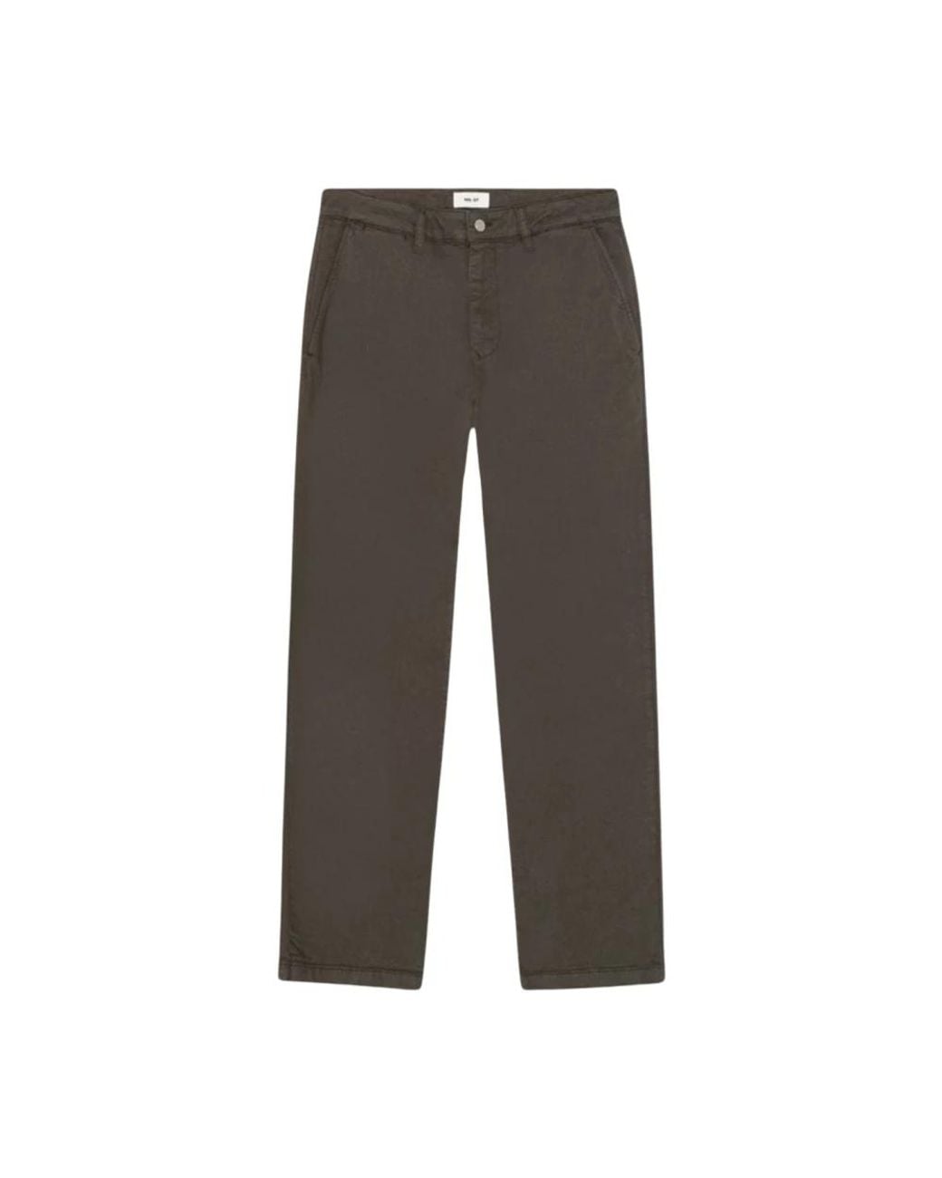 NN07 Gray Straight Trousers for men