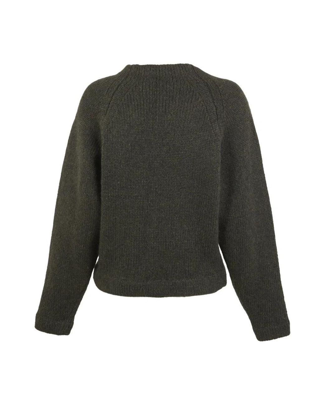 Cortana Green Round-Neck Knitwear