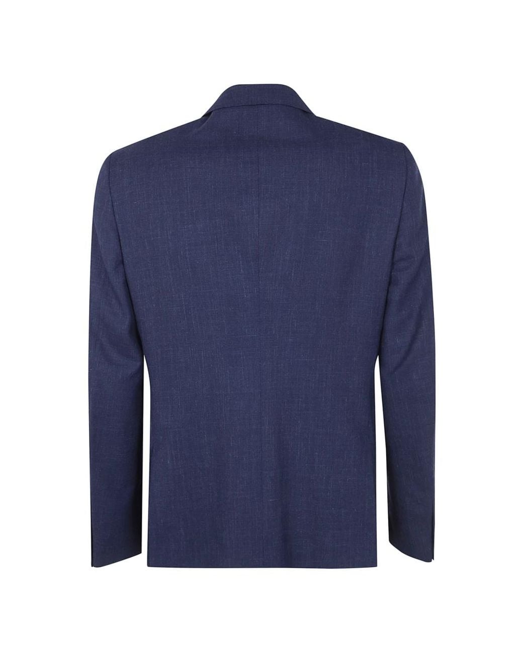 Zegna Blue Single Breasted Suits for men