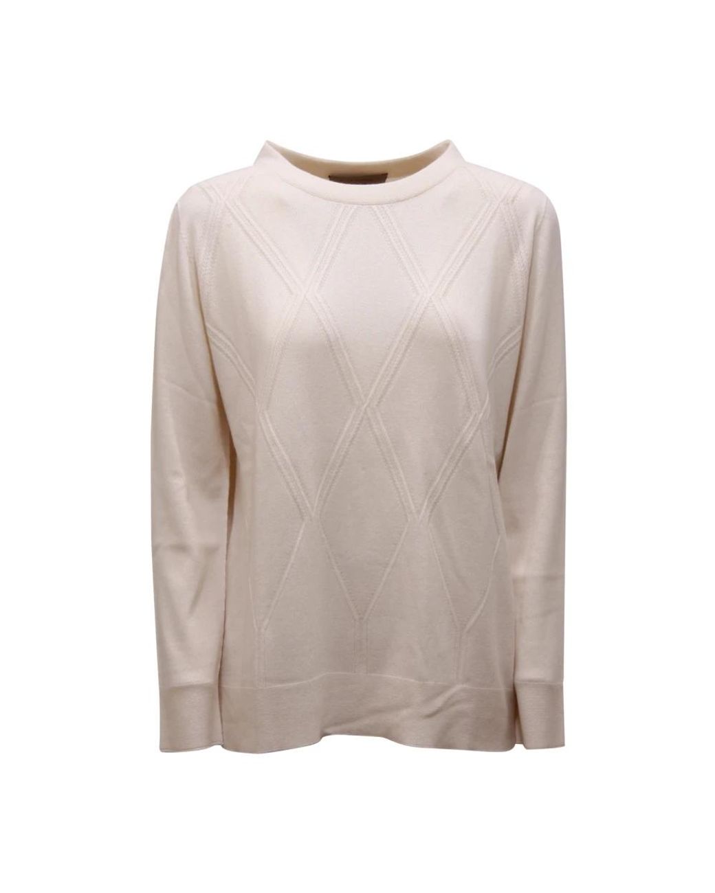 D.exterior Gray Round-Neck Knitwear
