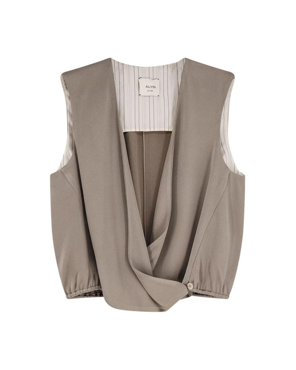 Alysi Brown Blouses