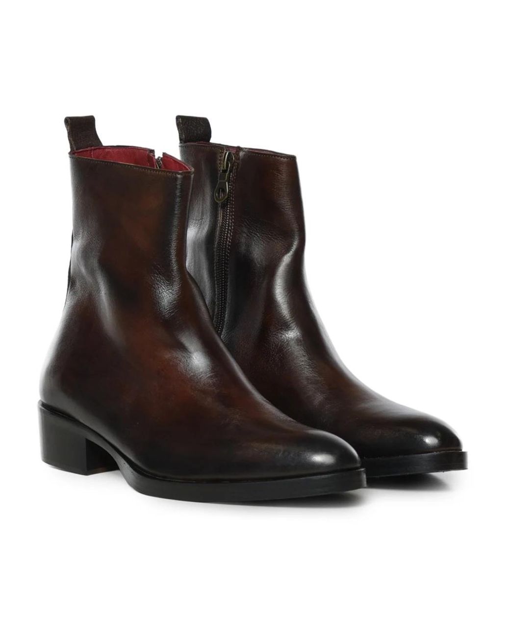 Giuliano Galiano Brown Ankle Boots for men