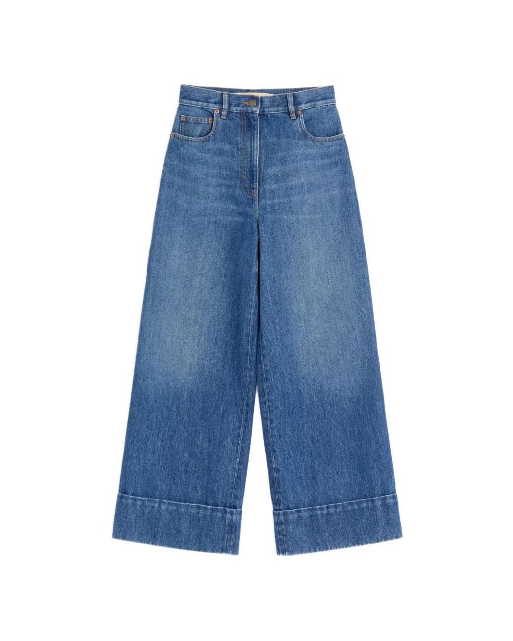 Valentino Jeans ,Blauw ,Denim Denim Broek in het Blue