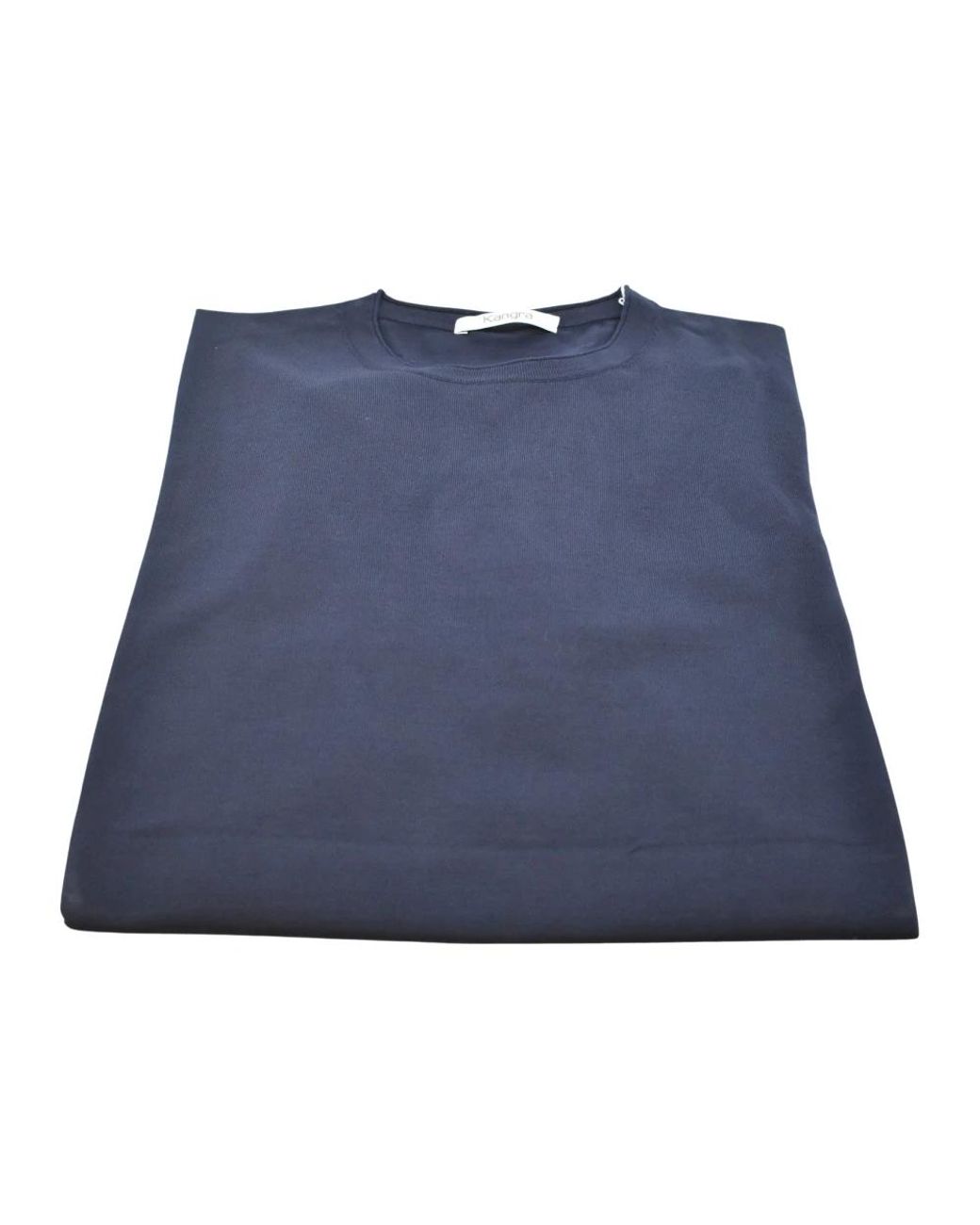 Kangra Blue Round-Neck Knitwear for men