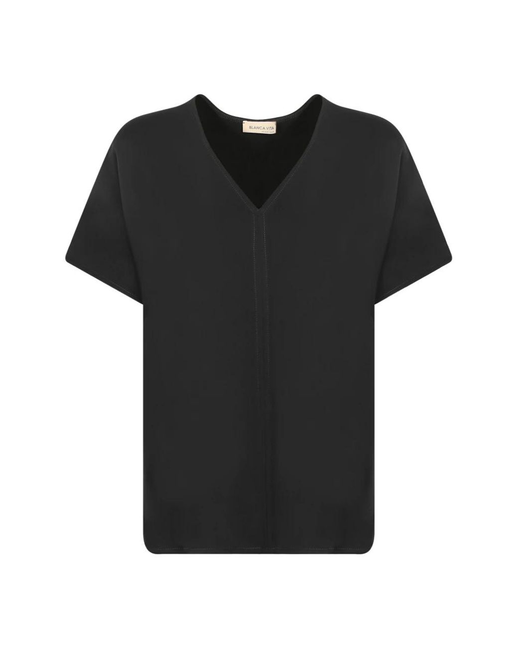 Blanca Vita Black T-Shirts
