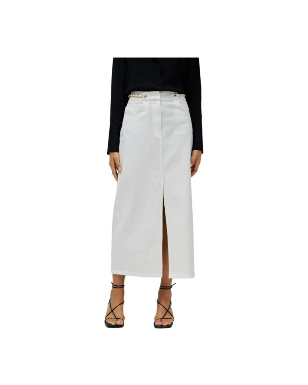 Salsa Jeans Black Denim Skirts