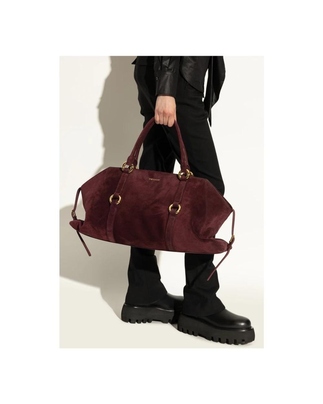 McQueen Purple Handbags