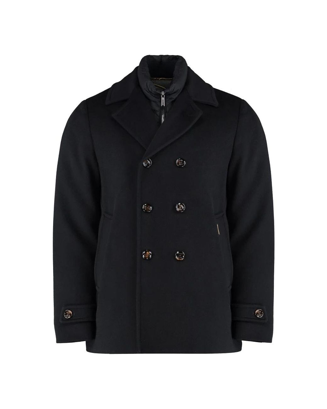 Moorer Blue Double-Breasted Coats for men
