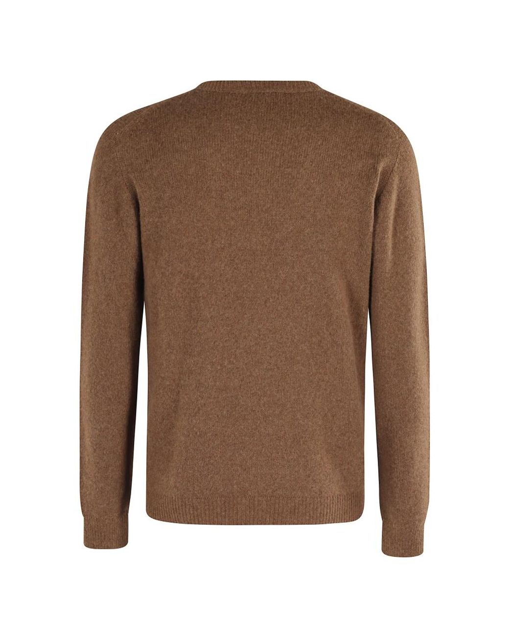 Roberto Collina Brown Round-Neck Knitwear for men