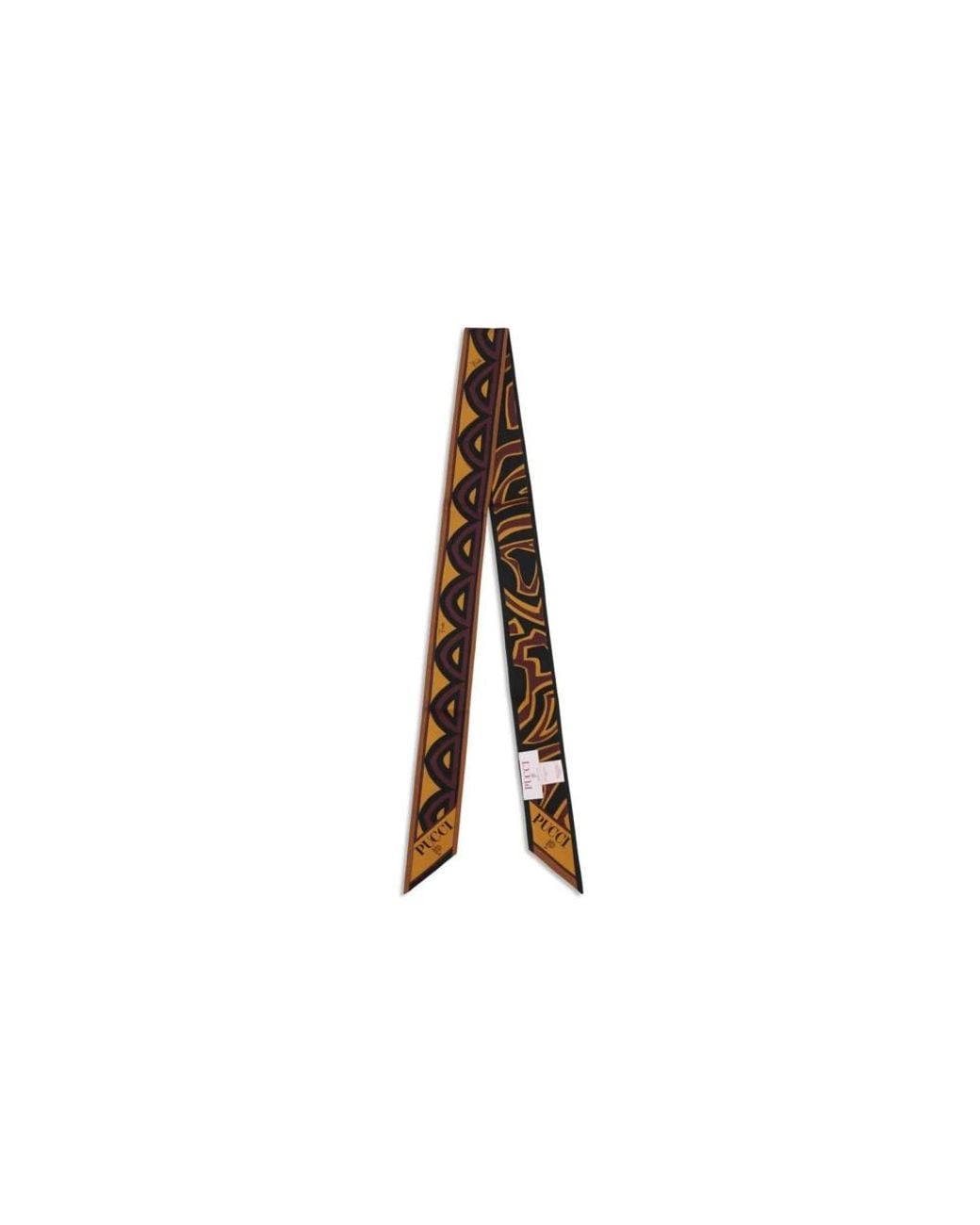 Emilio Pucci Brown Silk Scarves