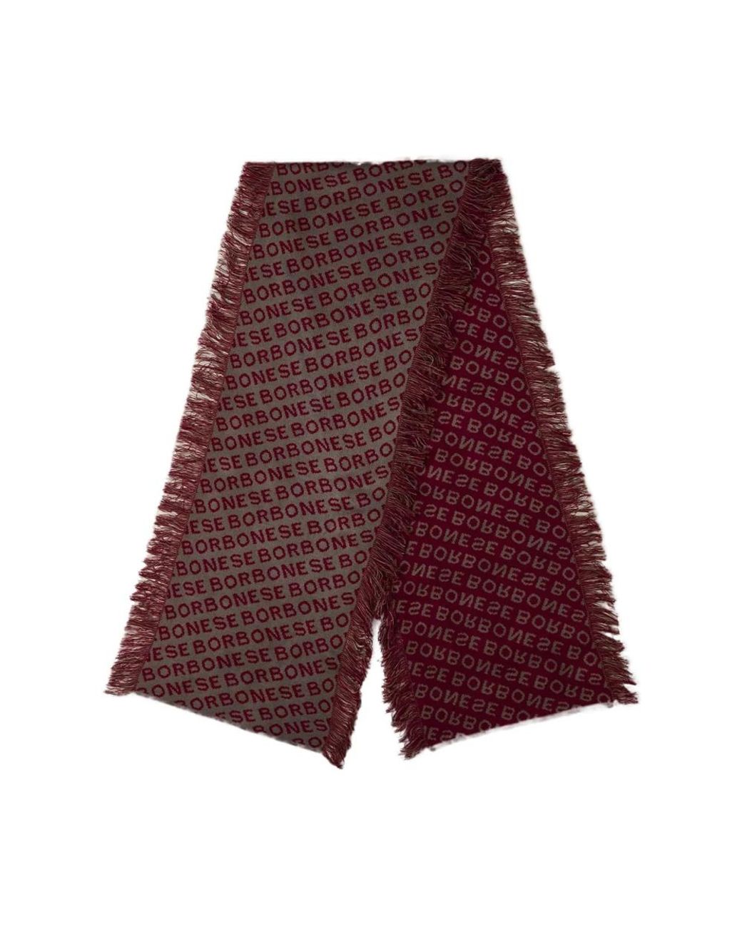 Borbonese Logo Scarf in het Red