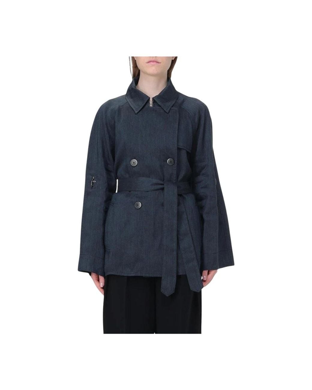 Fay Blue Trench Coats