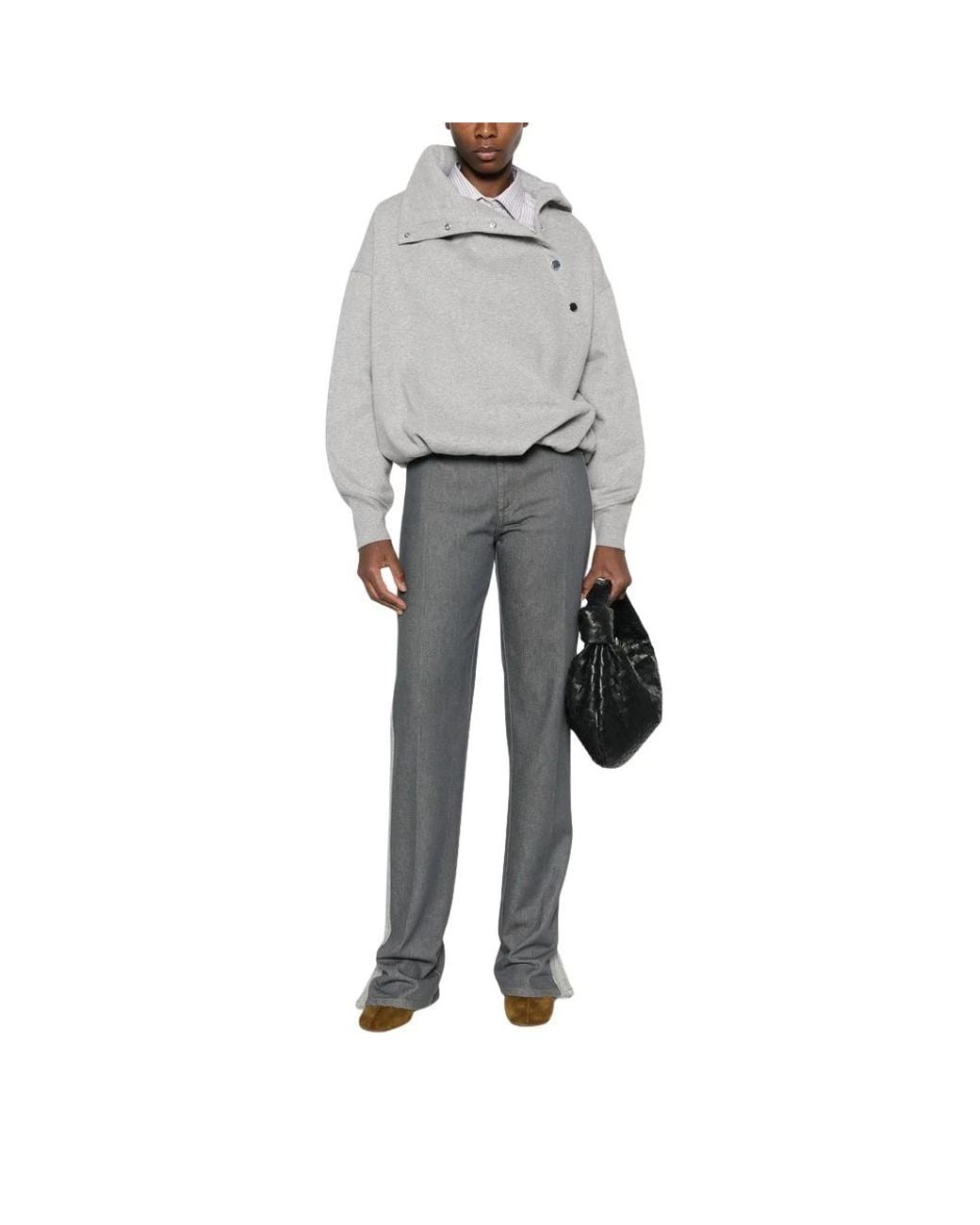 Sportmax Gray Straight Fit Jeans