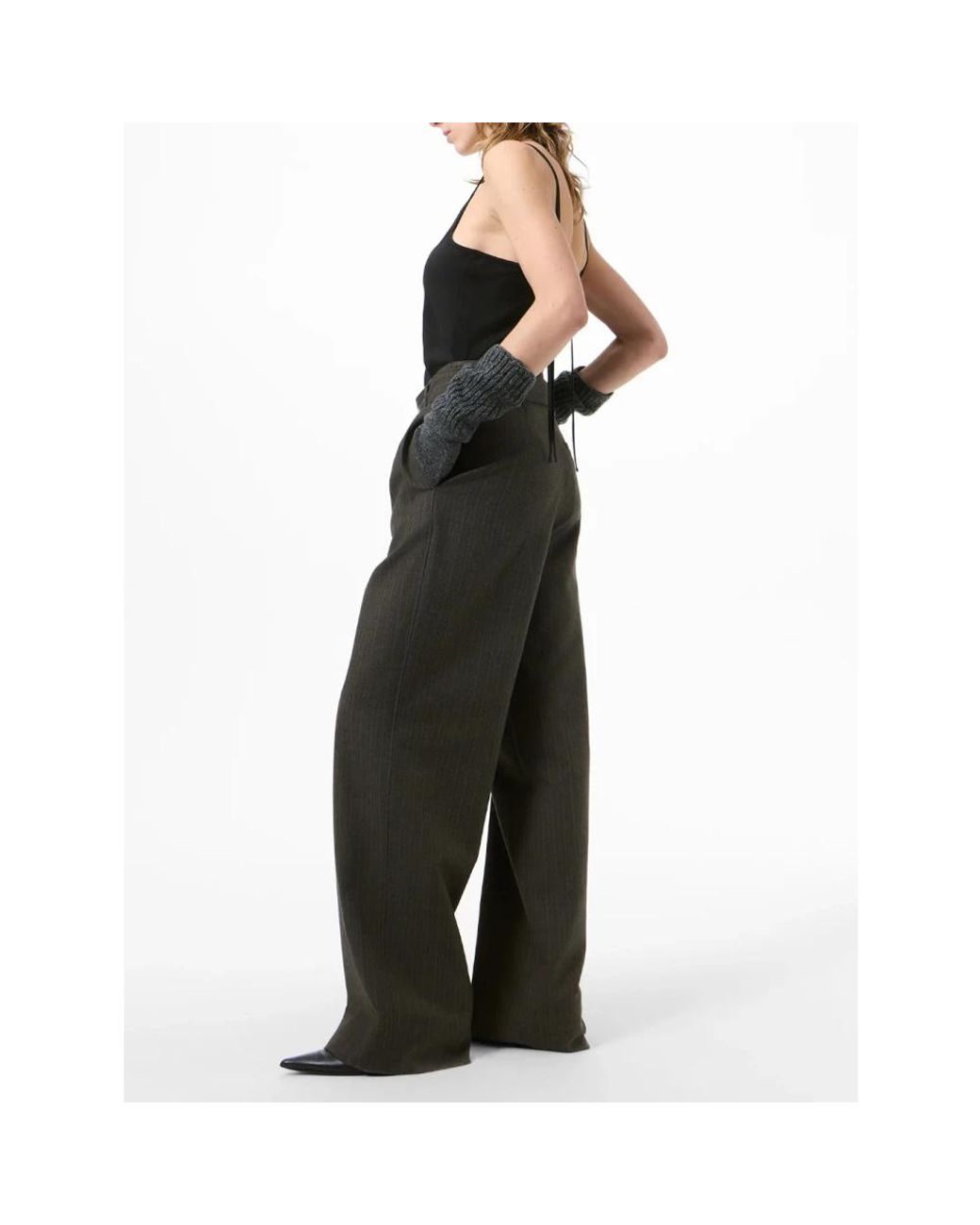 Our Legacy Green Wide Trousers