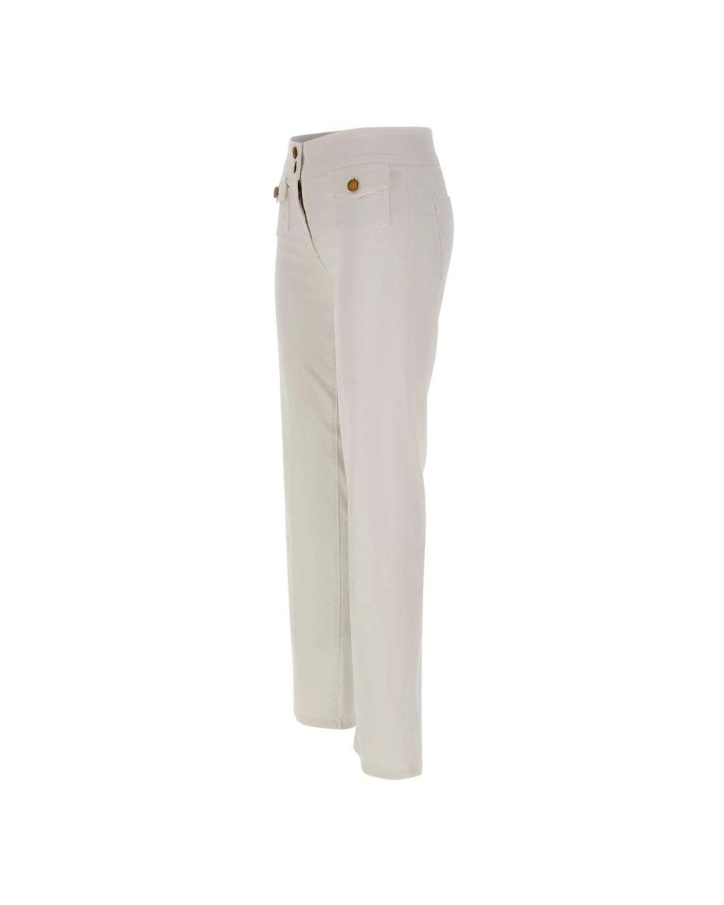 Seafarer White Wide Trousers