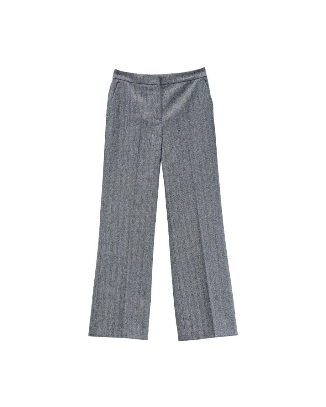 Karl Lagerfeld Gray Wide Trousers