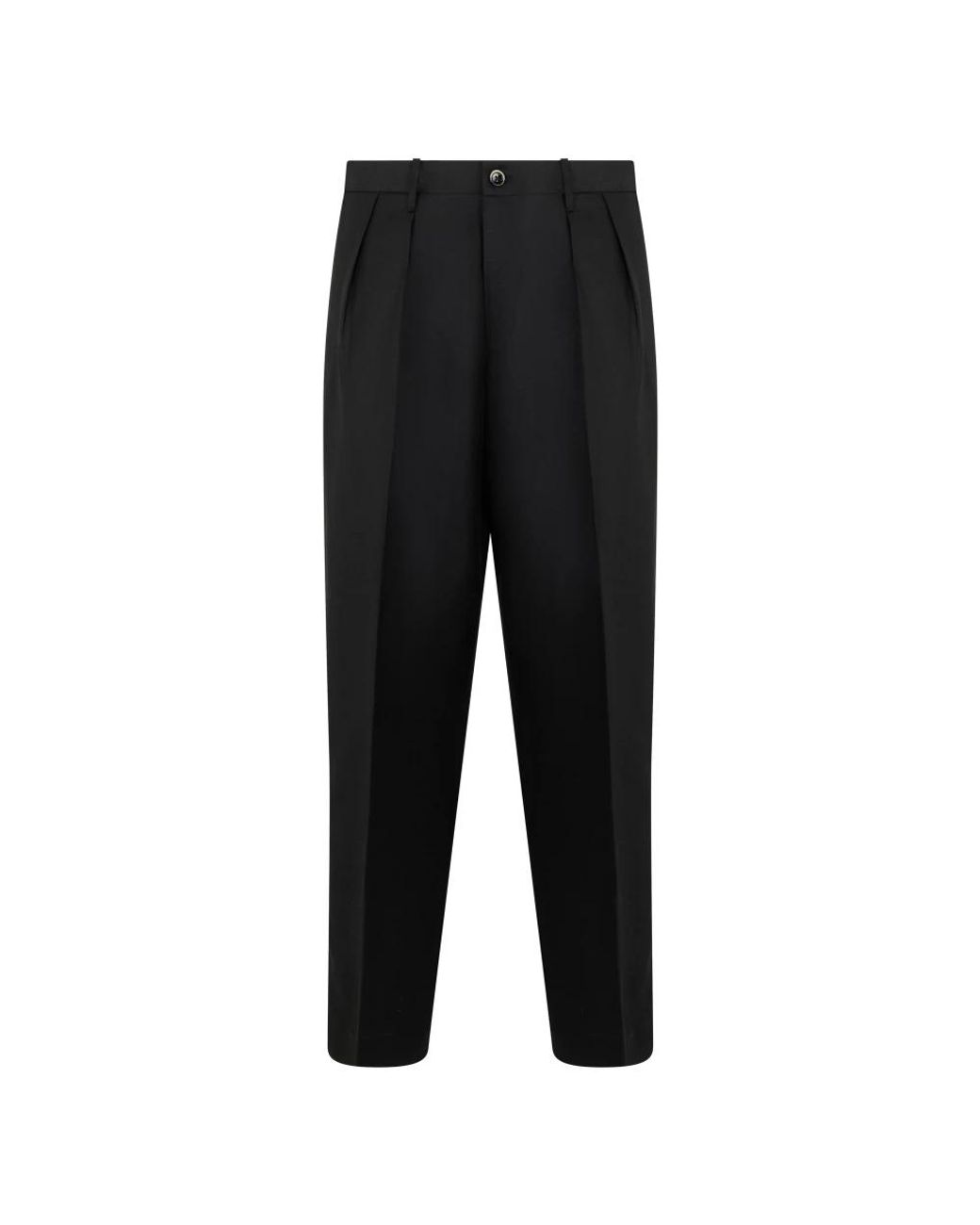 Nine:inthe:morning Black Straight Trousers for men