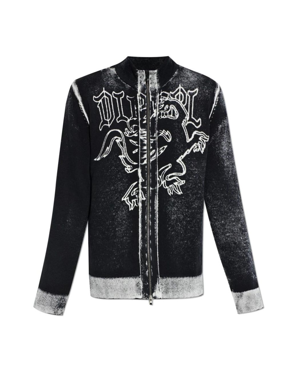 DIESEL Black Cardigans for men