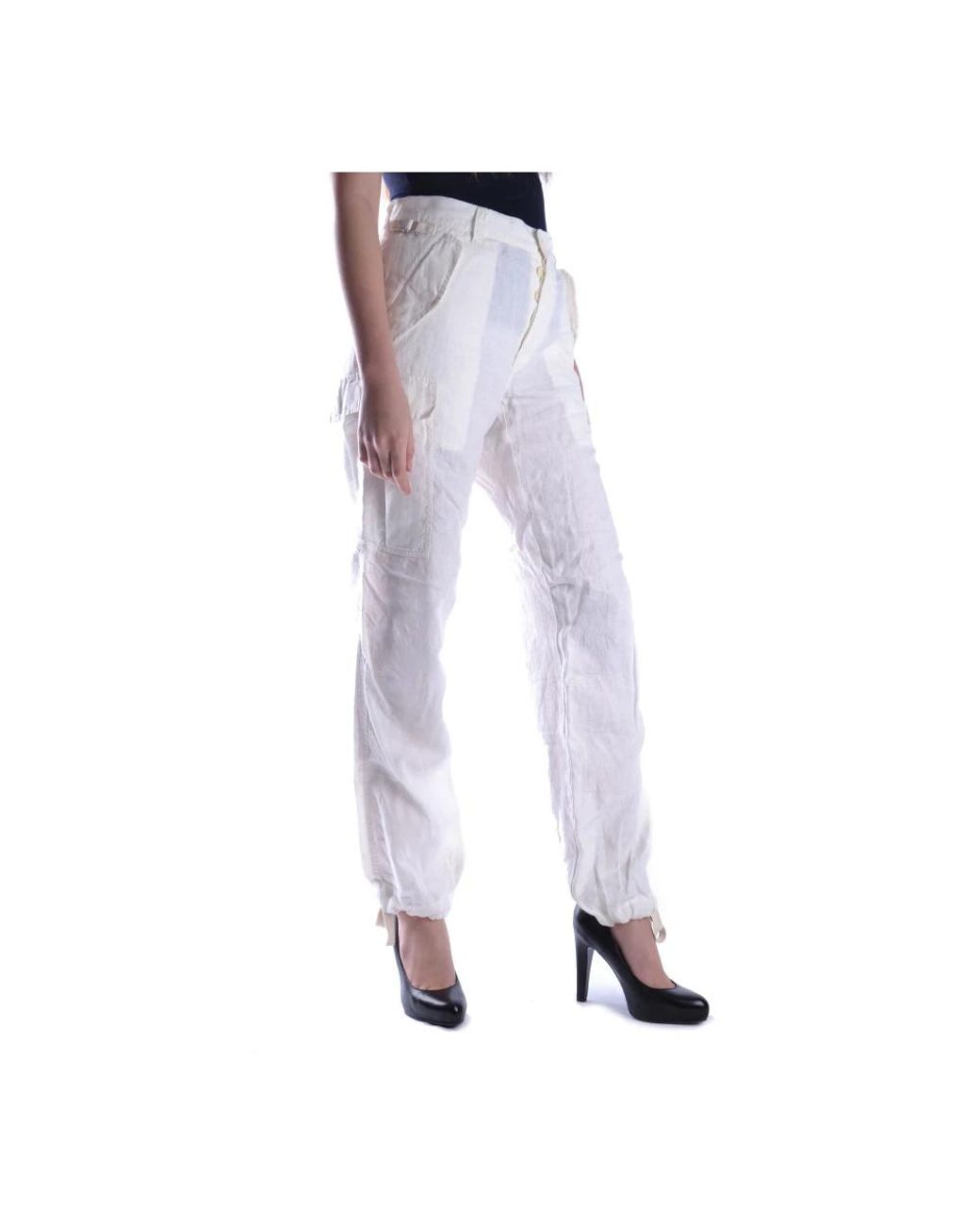 Yohji Yamamoto Blue Straight Trousers