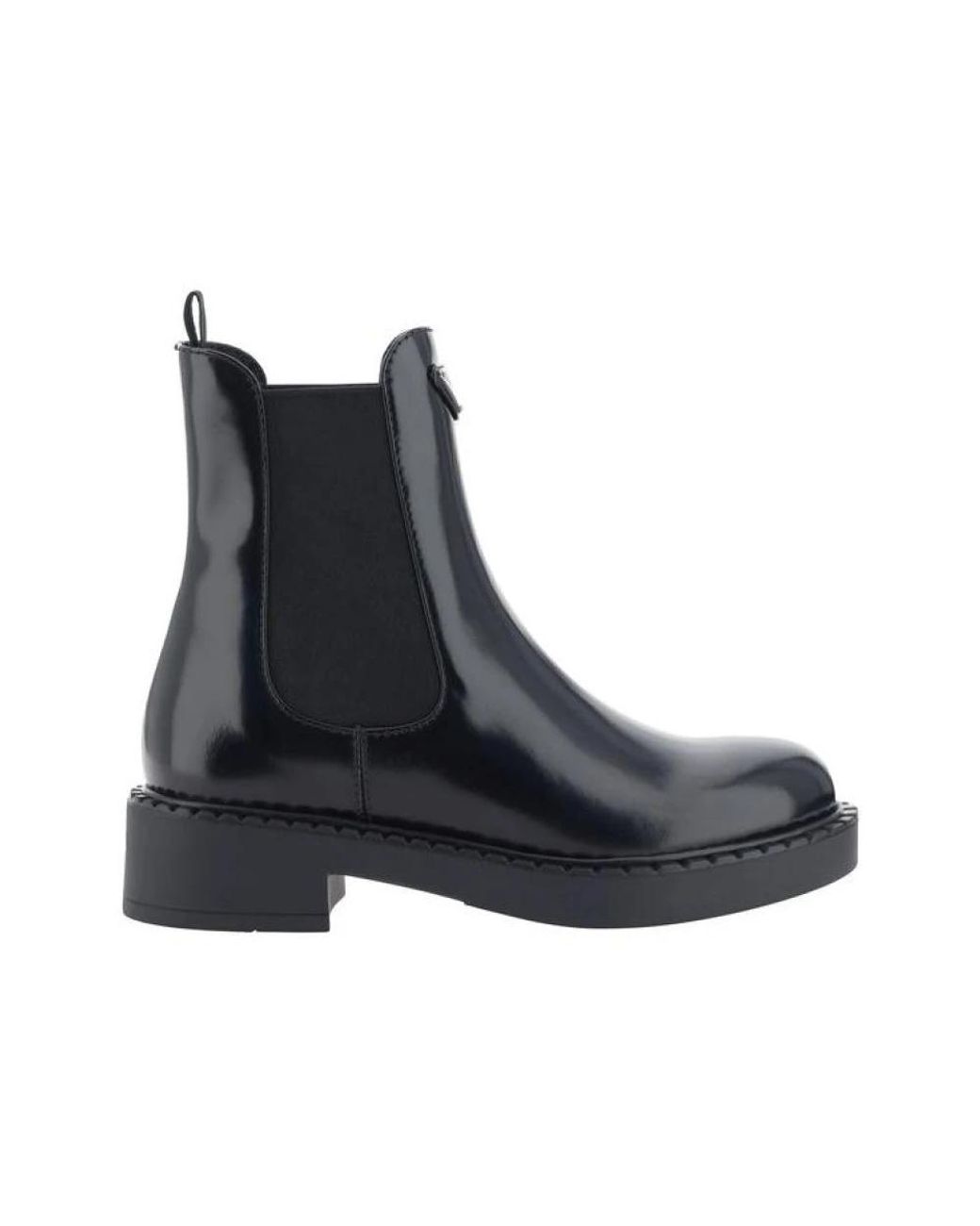 Prada Black Chelsea Boots