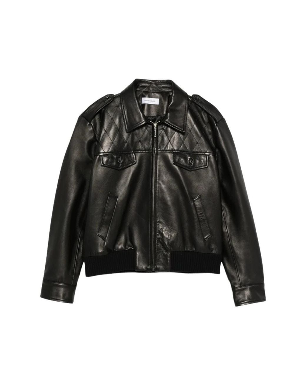 Ernest W. Baker Black Bomber Jackets for men