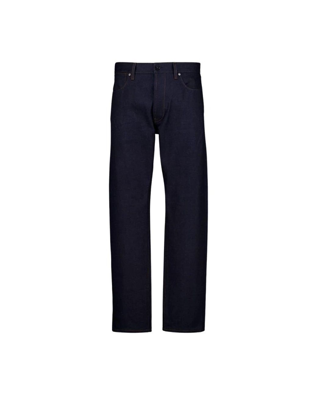 Stone Island Blue Straight Fit Jeans for men