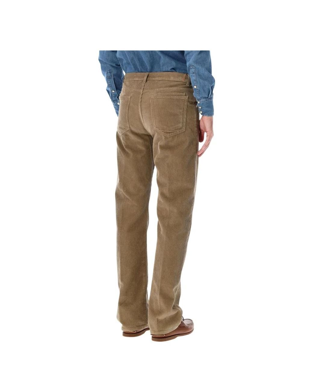 Fortela Green Straight Trousers for men