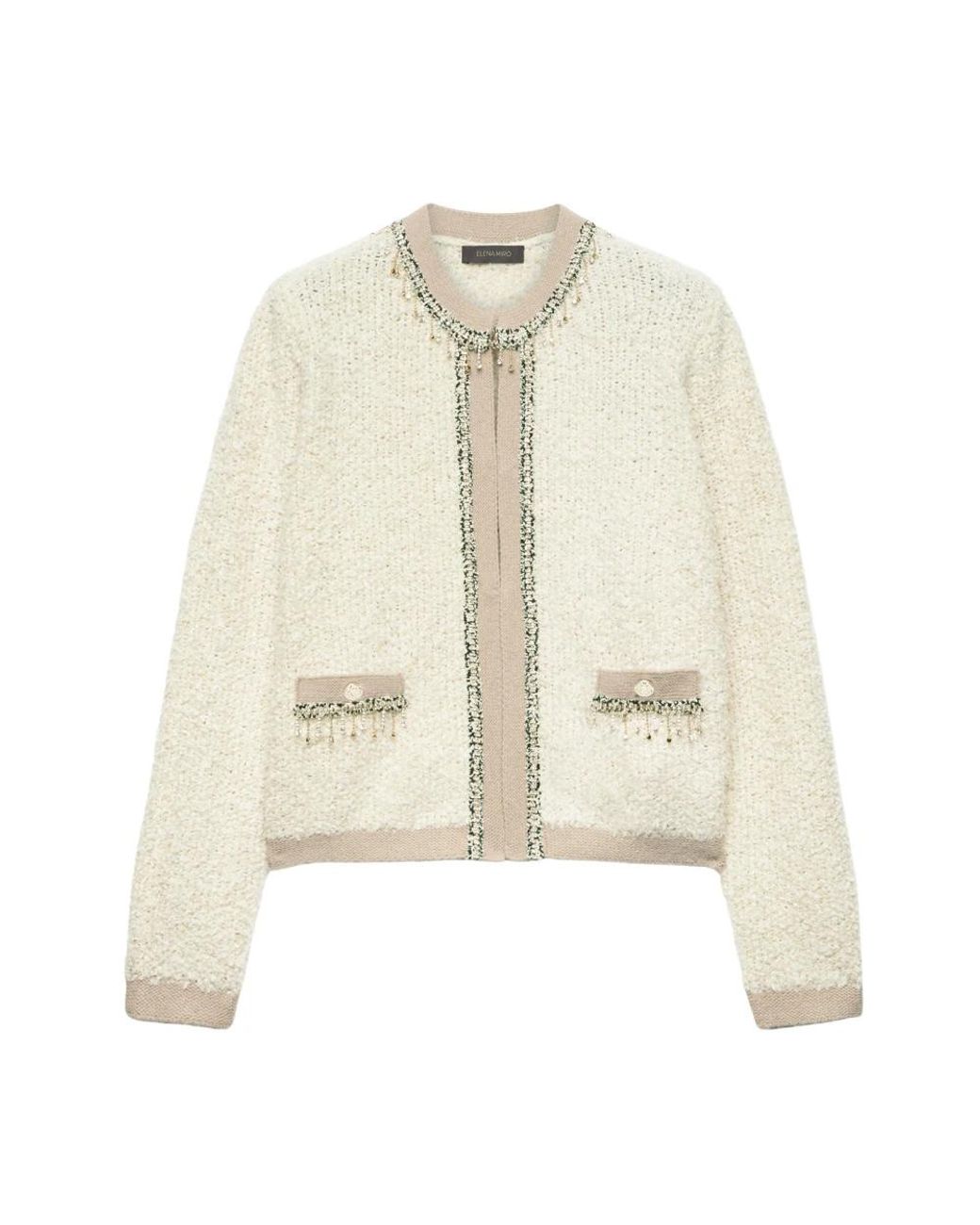 Elena Miro White Cardigans