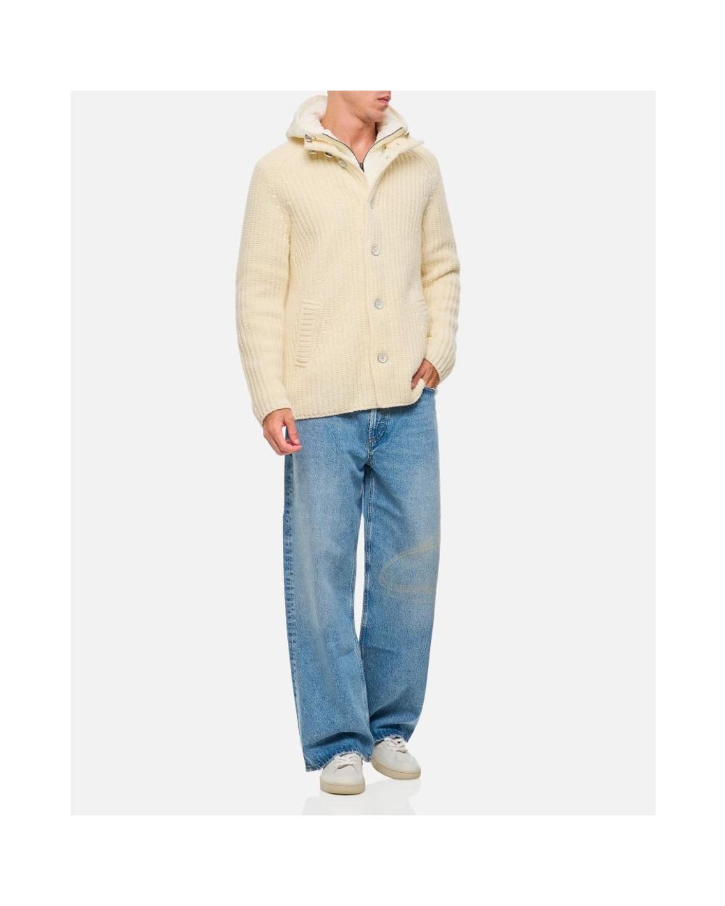 Herno Cardigans in het Natural voor heren