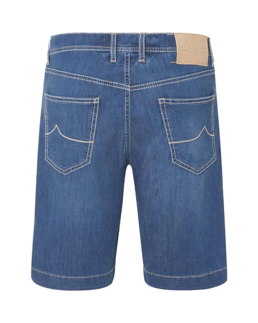 Jacob Cohen Blue Denim Shorts for men