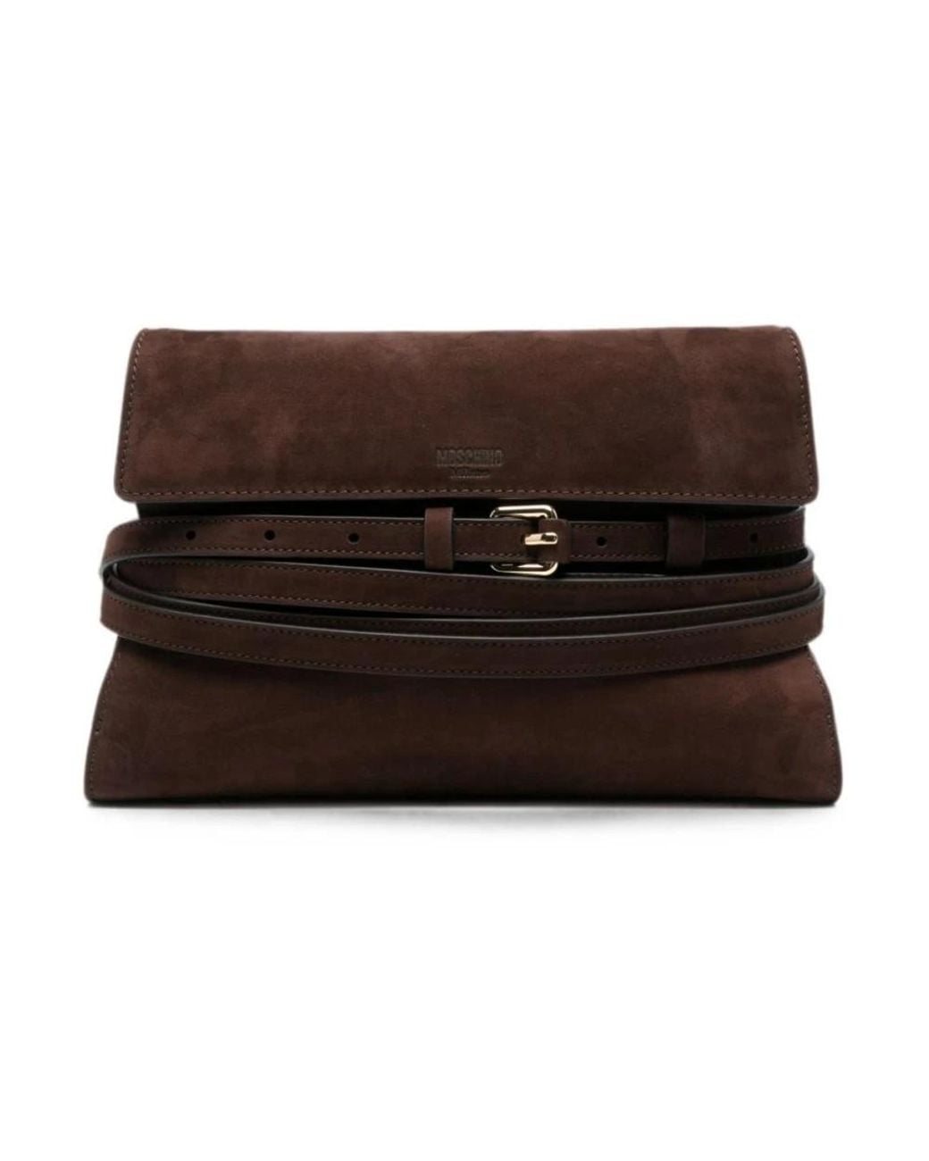 Moschino Brown Shoulder Bags
