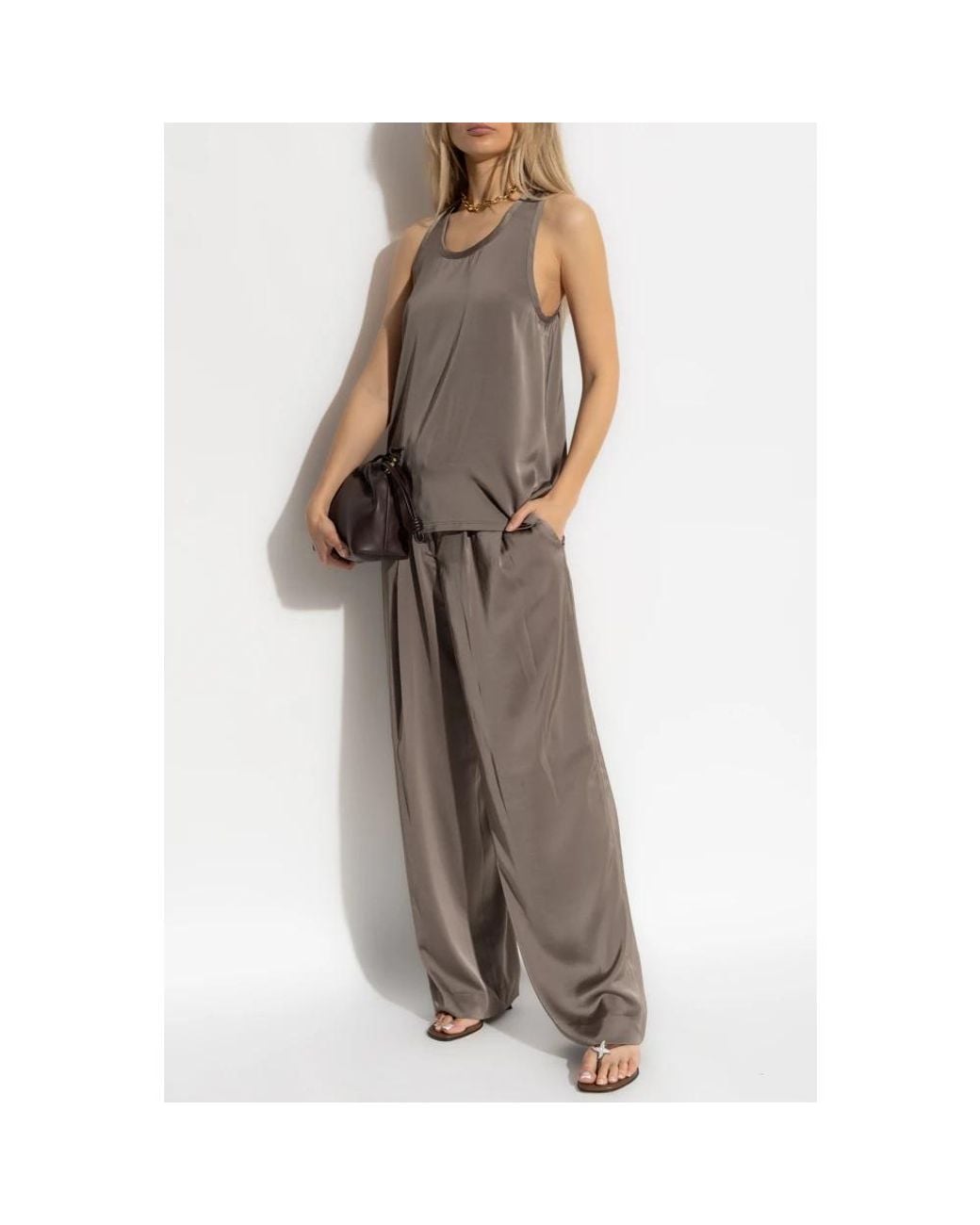 Michael Kors Brown Tapered Trousers