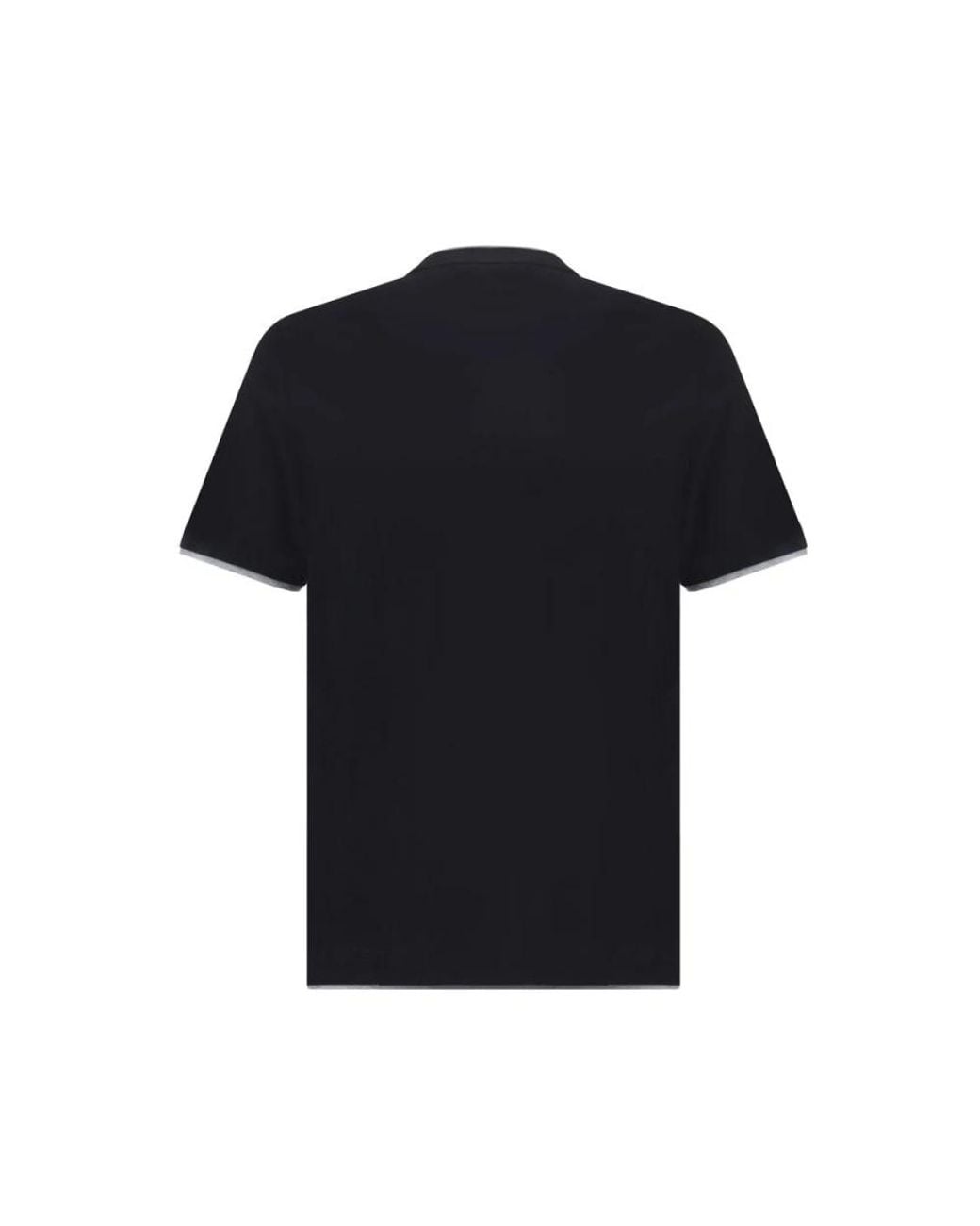 Brunello Cucinelli Black T-Shirts for men