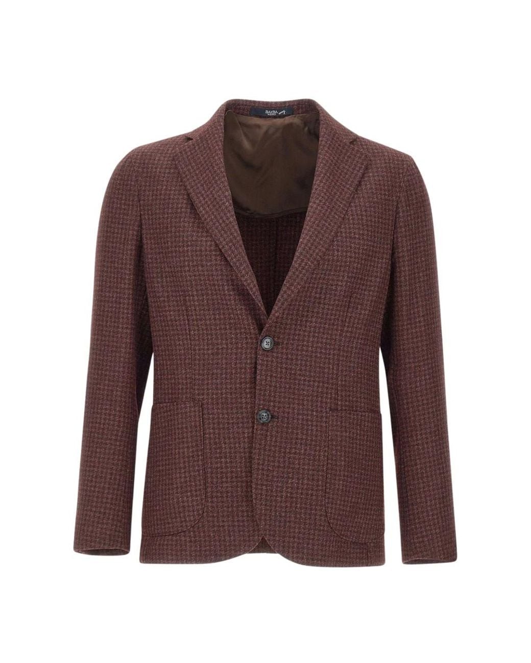 Barba Napoli Brown Blazers for men