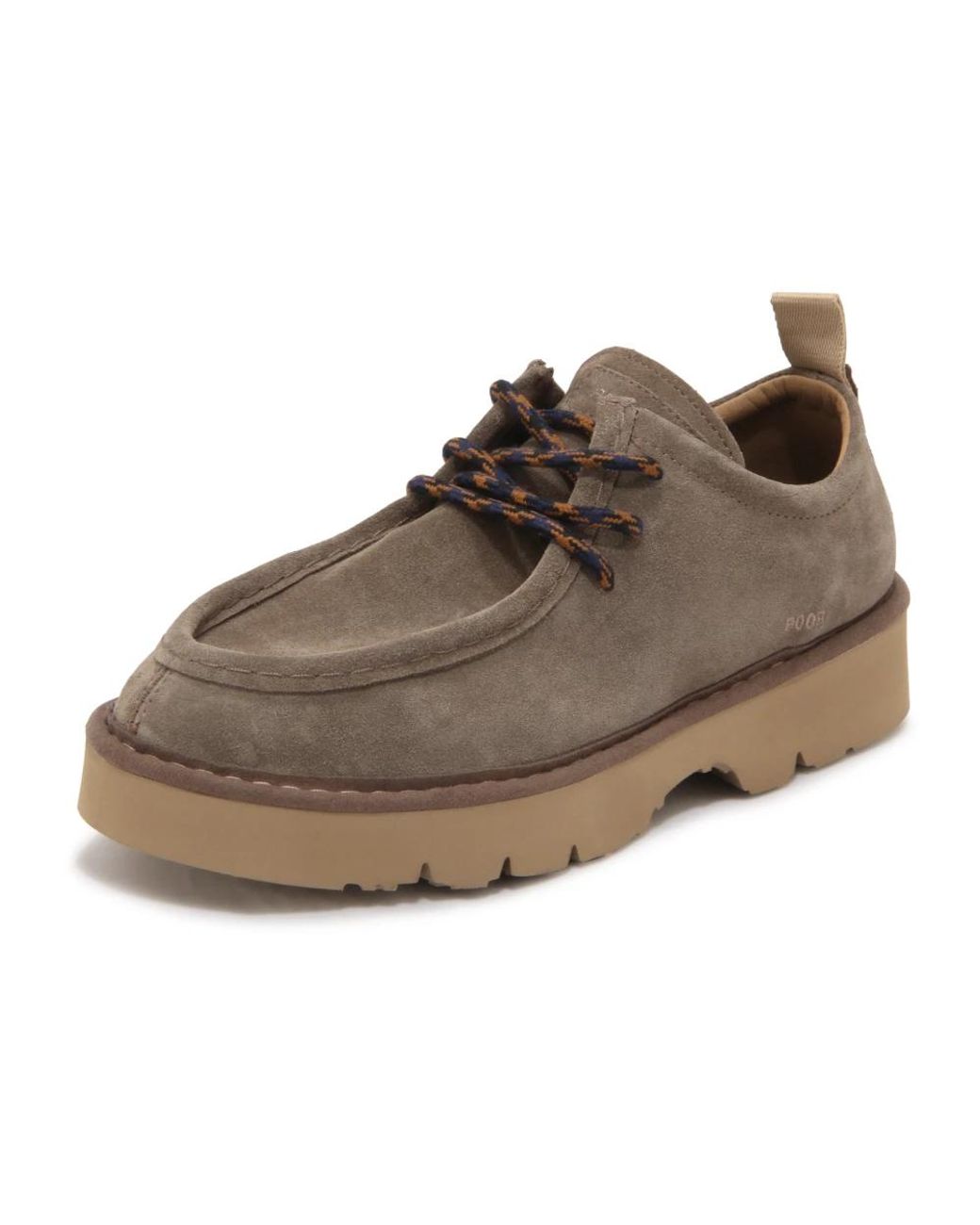 Pànchic Brown Laced Shoes for men