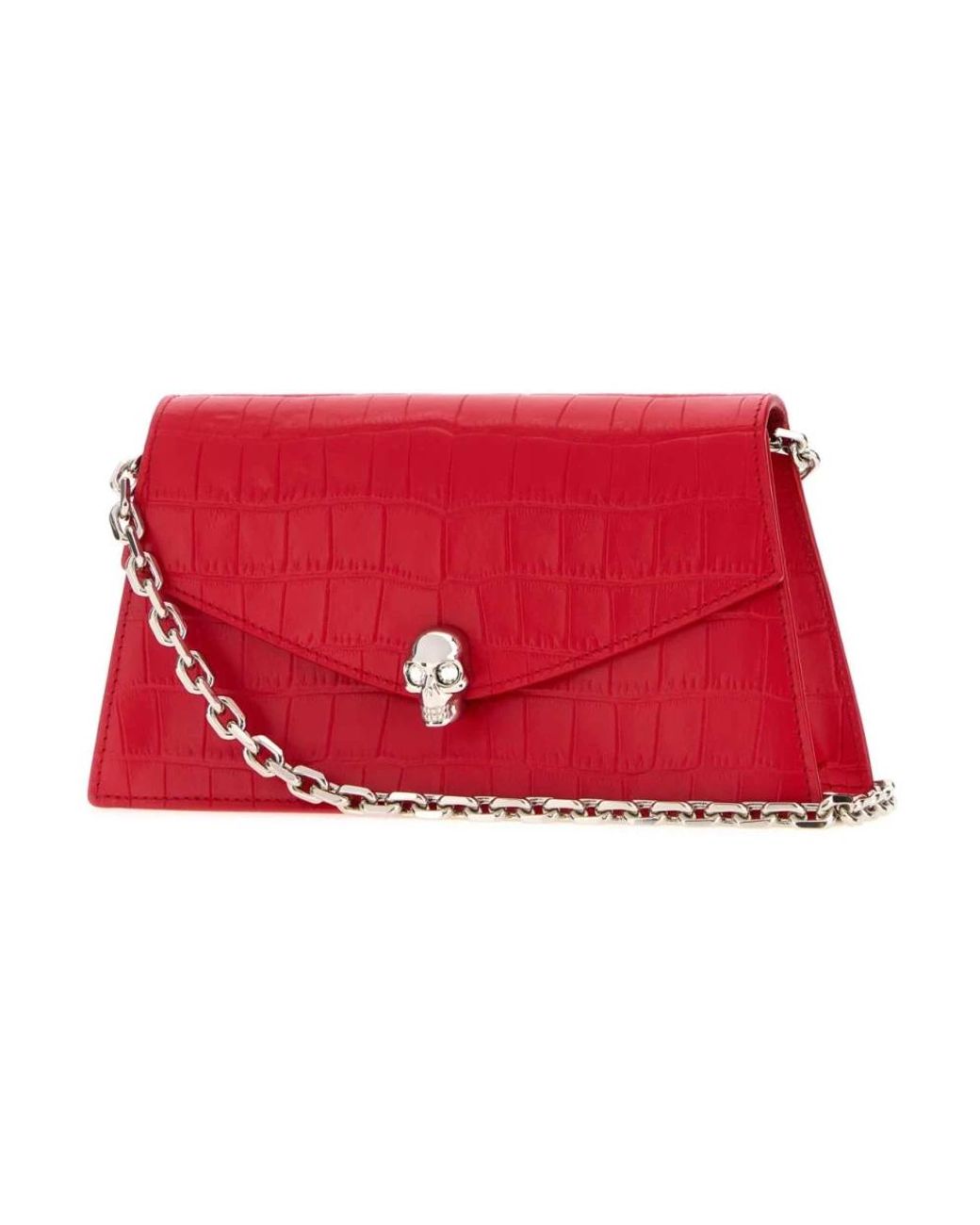 McQueen Red Cross Body Bags