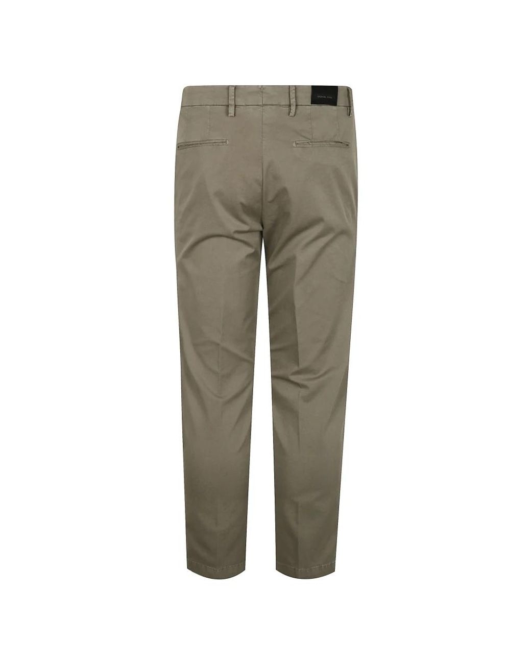 Michael Coal Gray Straight Trousers for men