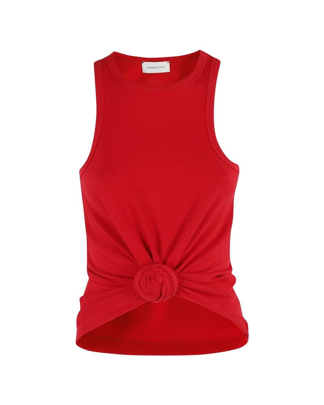 Magda Butrym Red Sleeveless Tops