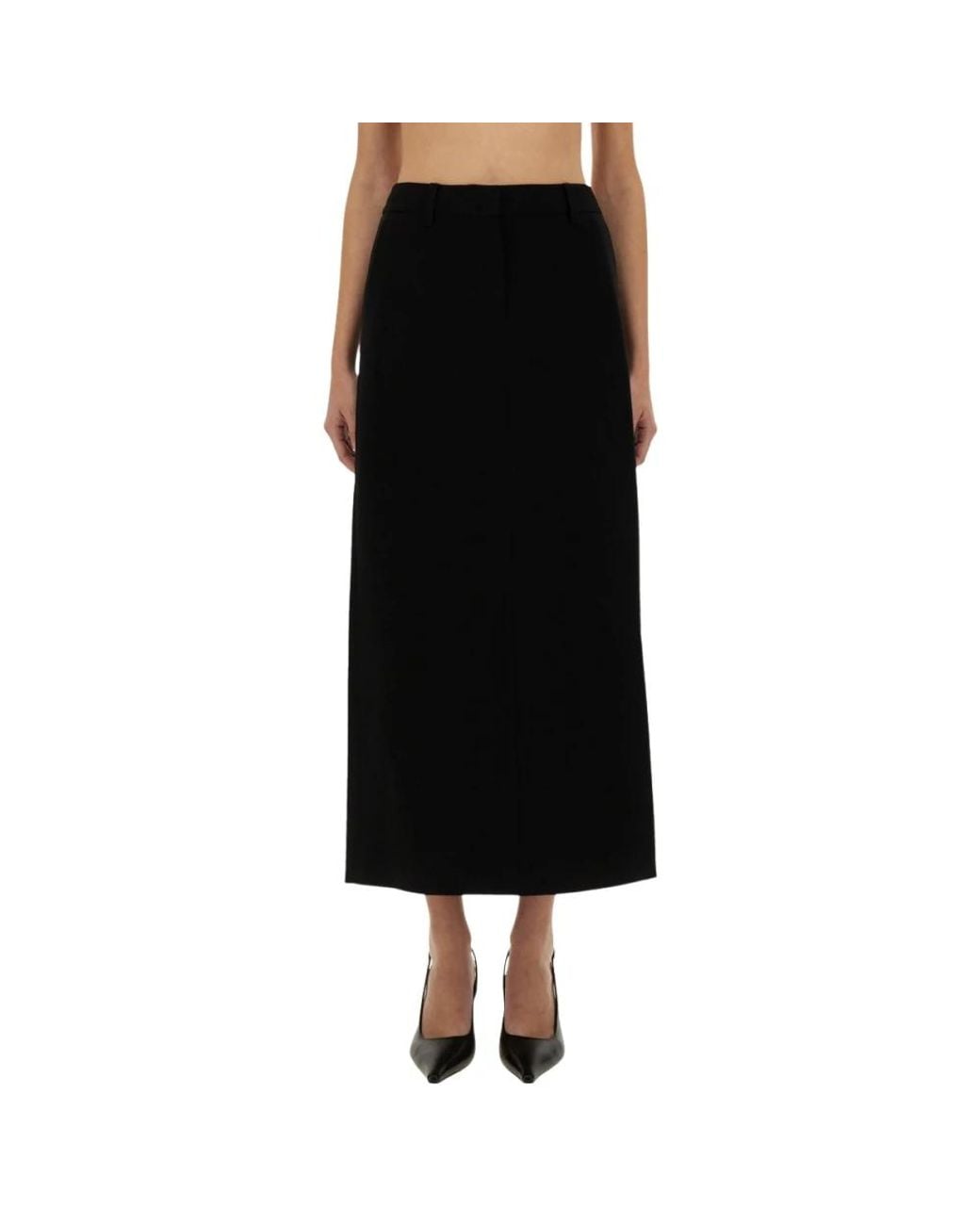 Michael Kors Black Midi Skirts