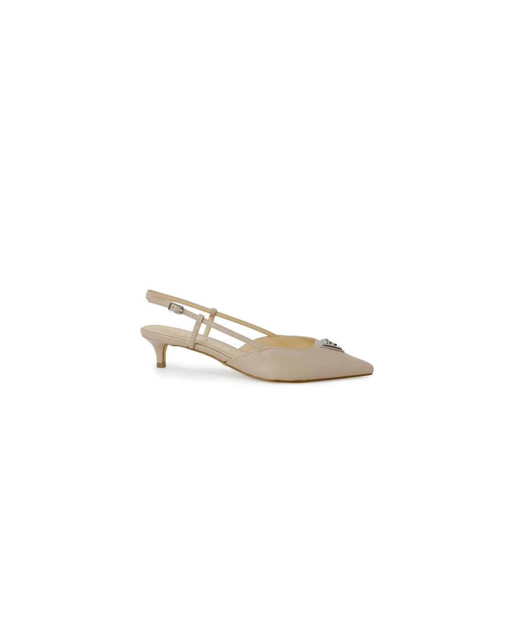 Guess Schoenen ,Polyester Jesson Slingback Pump in het White
