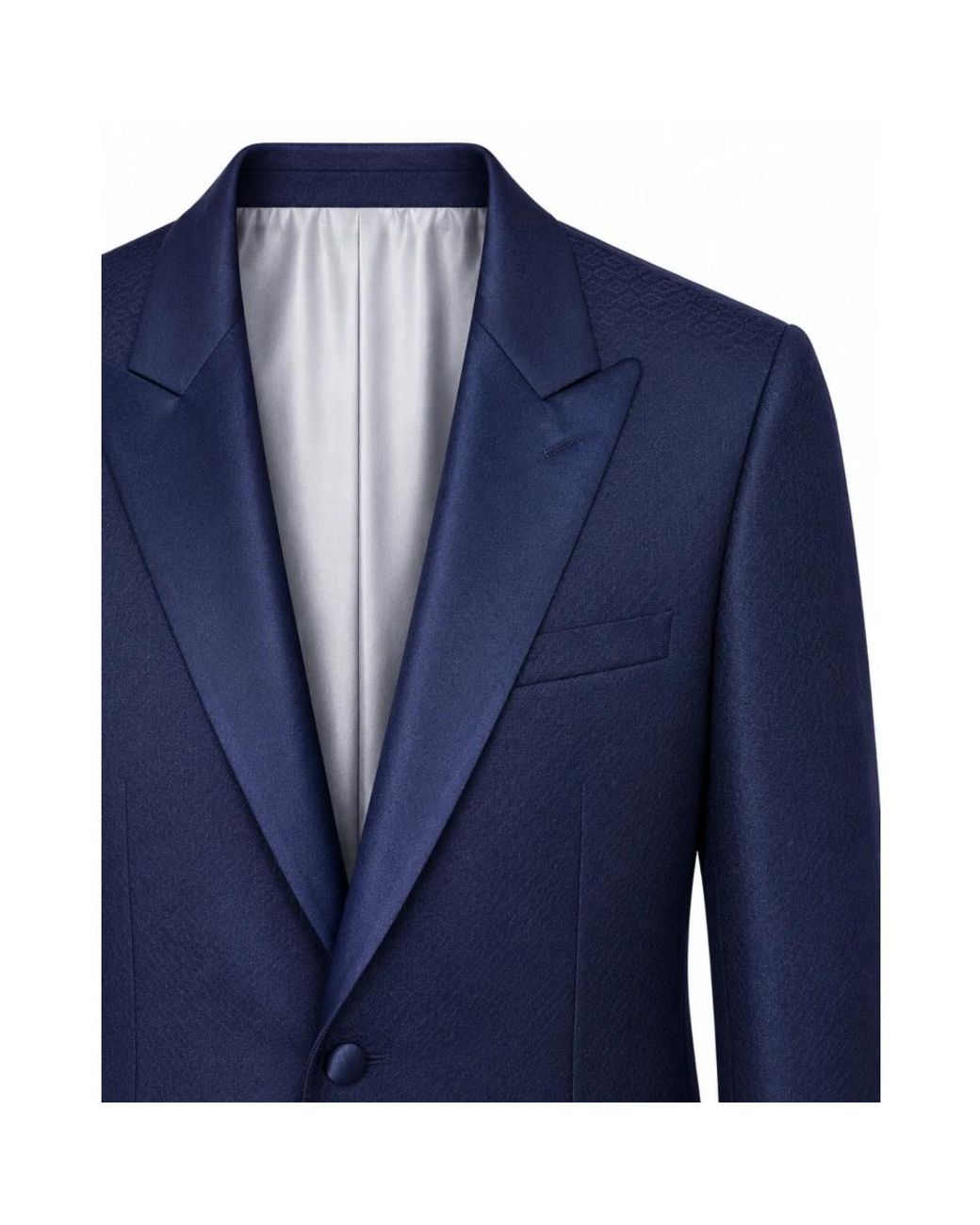 Paoloni Blue Single Breasted Suits for men