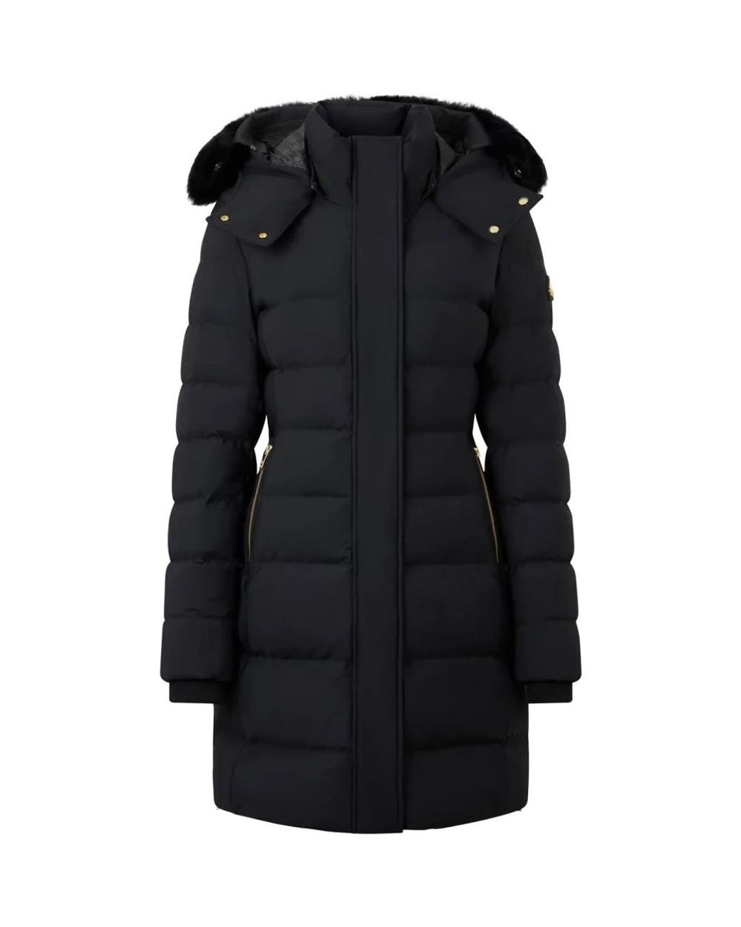 Down Coats Moose Knuckles de color Black