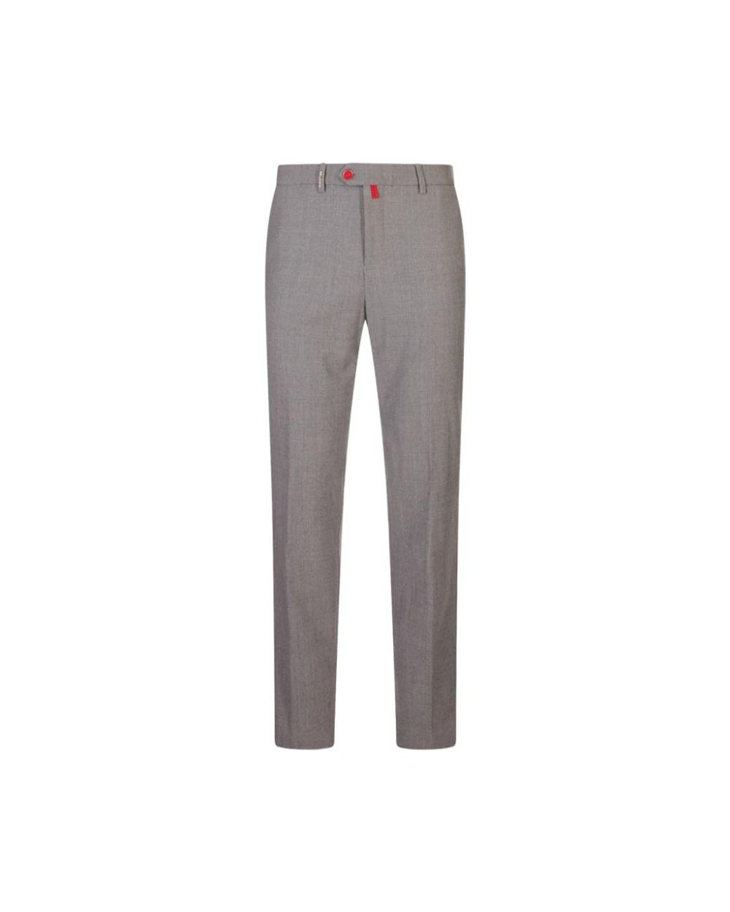 Kiton Gray Suit Trousers for men