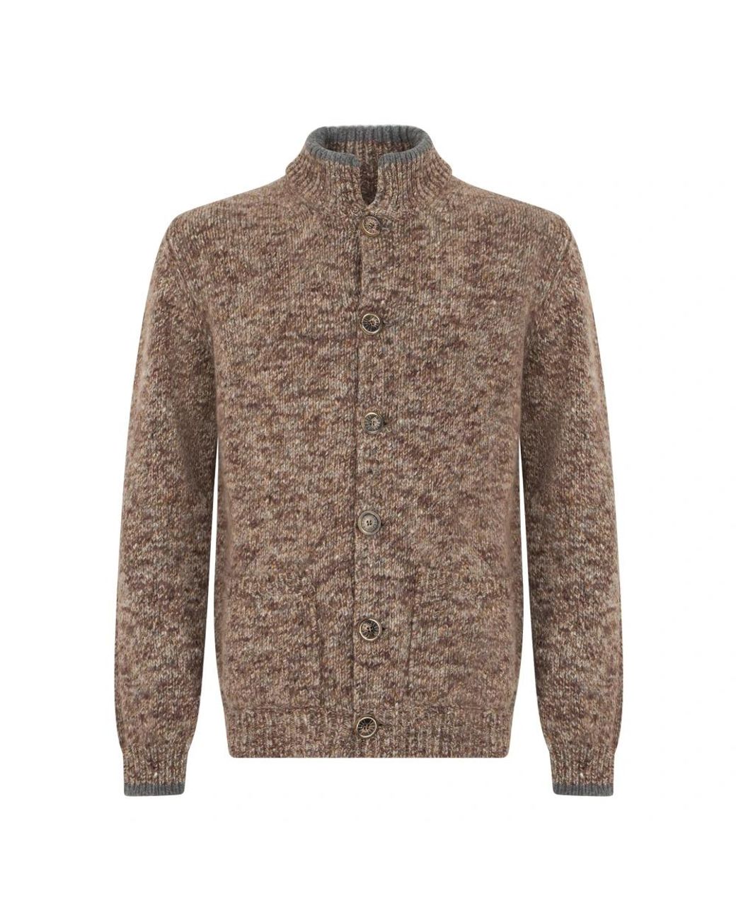 Cardigans Fedeli pour homme en coloris Brown