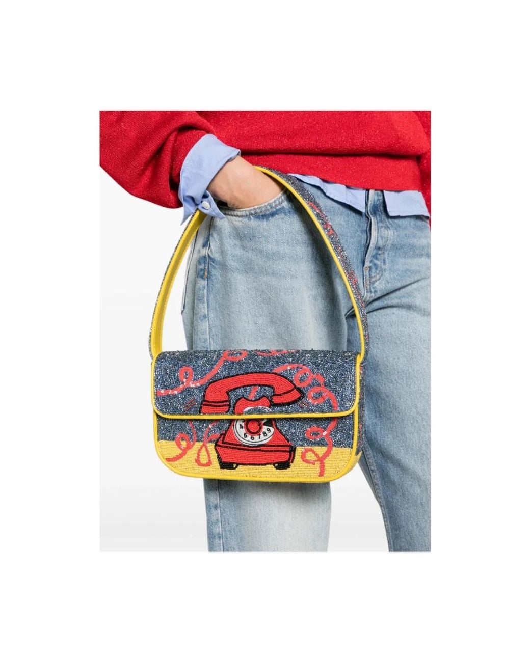 Staud Blue Shoulder Bags